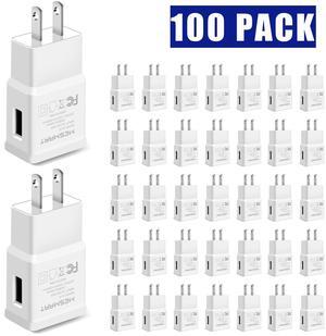 Mesmart Wholesale White 2A USB Wall Charger Plug Home Power Adapter For Samsung Galaxy S9 S9+ S8 S8+ S10 S10+ S20 S20+ S21 S22 S23 S24 S25 Ultra FE 5G Note 10 Note 9 Note 8 Z Flip6 Z Fold6 A03s A55