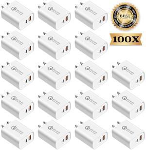 Mesmart US 2 Port Fast Quick Charge QC 3.0 USB Hub Wall Home Charger Power Adapter Wholesale Bulk Lot For iPad Pro, Apple Watch,iPhone 16 15 14 13 12 Pro Max,Galaxy S25/S24,Pixel 9 8 7 Pro,LG,Motorola