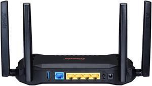Kasda AC1200 Dual Band Gigabit Wireless Router, Long Range WiFi Router 5dBi High Gain Antenna, Gigabit Ports, Easy Setup Via Cellphone, USB3.0, Dual Core Processor Based ( KW6516)