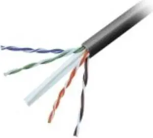 Belkin CAT6 SOLID PVC BULK CABLE 4PAIR;24AWG; 500 BLACK ( A7L704-500-BLK )