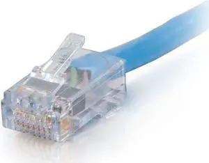C2G 04086 Cat6 Non-Booted Unshielded (UTP) Network Patch Cable - Patch cable - RJ-45 (M) - RJ-45 (M) - 2 ft - UTP - CAT 6 - blue