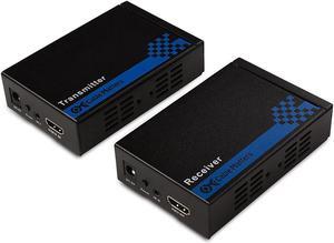 Cable Matters HDMI Extender over Ethernet Cable (HDMI over Ethernet/HDMI over Cat6/HDMI over TCP/IP) up to 300 feet with Twin-Pack 6 Feet HDMI CableParent