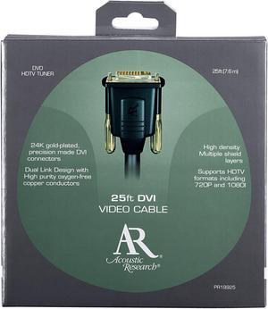 Acoustic Research Pro Series 25' DVI Cable Gold Plated