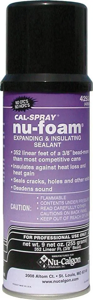 Sealant,Aerosol Spray,Beige,12 oz. NU-CALGON 4293-04