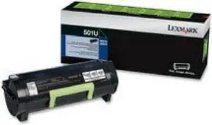 Lexmark MS510 (501U) Ultra High Yield Return Program Black Toner Cartridge (20,000 Yield)