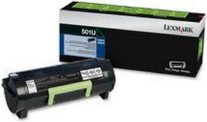 Lexmark MS610 (501U) Ultra High Yield Return Program Black Toner Cartridge (20,000 Yield)