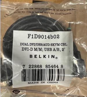 ClearCube SKVM Dual DVI/USB/Audio Cable 2ft - Belkin Brand F1D9014b02