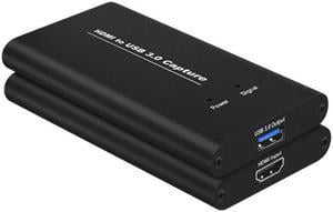 Sengulink 4K USB 3.0 HDMI Game Video Capture Card - Real 60fps, No Delay, Compatible with PS4, Wii, Xbox, Phone, TV, STB, PC for Live Streaming & Conference Recording