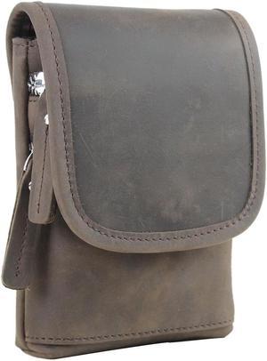 Vagarant Traveler Full Grain Leather Slim Sling Shoulder Bag LS61.DS