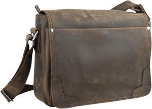 Vagarant Traveler Medium Full Grain Leather Messenger Bag LM33.DS