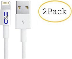 MFi Certified 8P Lightning to USB A Cable for iPhone Xs Max XS XR X 8 Plus 7 Plus 6s 6 5s 5c iPad Air iPad Mini iPod, 3.3 Feet/1 Meter (2 Pack)
