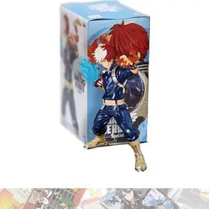 Shoto Todoroki [C]: 14cm The Amazing Heroes Statue Figurine Bundled with 1 A.C.G. Compatible Theme Trading Card (18618)