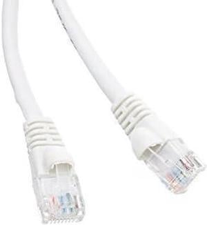 Cat5e Ethernet Patch Cable, Snagless/Molded Boot 6 Inch White, CNE482298