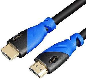 1.5 FT (0.4 M) High Speed HDMI Cable Male to Male with Ethernet Black (1.5 Feet/0.4 Meters) Supports 4K 30Hz, 3D, 1080p and Audio Return ED771546