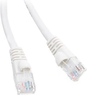 C&E CAT5e 350MHz 3-Ft UTP Cable with Molded Boot, White (CNE68657)