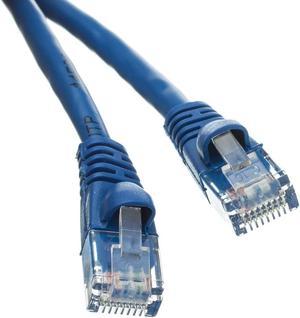 C&E CAT5e Ethernet Patch Cable, Snagless/Molded Boot 6 Inch Blue, CNE473609
