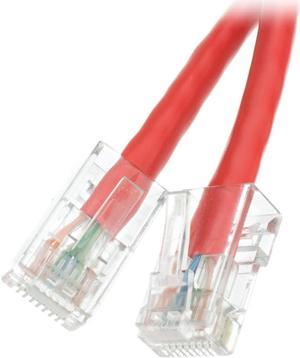 C&E CAT5e 350MHz 3-Ft UTP Bootless Cable, Red (CNE69340)