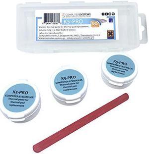 K5 PRO 3X20g 60g Viscous Thermal Paste for Thermal Pad Replacement Liquid Thermal Pad Putty Compatible with Apple iMac, Asus ROG, Acer Nitro, MSI laptops, RTX 3080, 3090, PS4, Nintendo Switch, CSGR