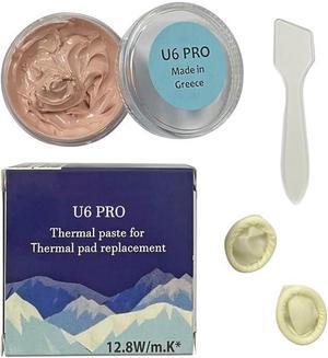 Original U6 PRO 50g Thermal Putty for VGA GPU IC Processor Rapid Cooling Thermal Pad Replacement Heat Blocking Putty High Performance, CSGR 50 g