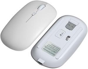 FOREV FVW312 1600dpi Bluetooth 2.4G Wireless Dual Mode Mouse Bluetooth + 2.4G(White) (White)