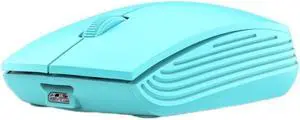 811 3 Keys Laptop Mini Wireless Mouse Portable Optical Mouse, Spec: Double Model (Blue) Double Model (Blue)