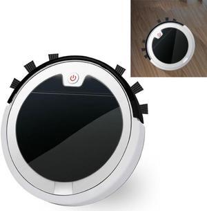 Home Smart Sweeping Robot Planning Route Remote Control Large Suction Cleaner Sweeper (White Black)