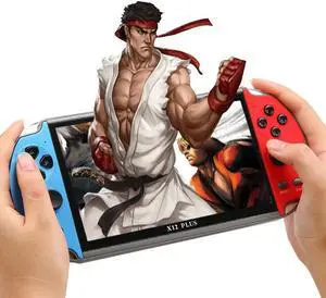 Powkiddy X12 Plus Retro Classic Games Handheld Game Console with 7 inch HD Screen & 16GB Memory, / - OEM
