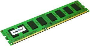 Crucial 4GB Single DDR3 1333 MT/s (PC3-10600) CL9 Unbuffered UDIMM 240-Pin Desktop Memory Module CT51264BA1339