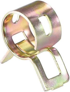 Hose Clamp, 10mm Spring Band Type Clips for Fuel Line Replacement, 10pcs