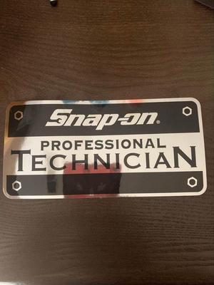 Snap-on tools professional technician sticker