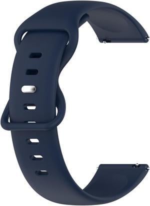 For Garmin Move Sport 20mm Solid Color Silicone Watch Band