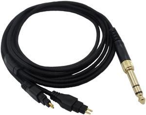 ZS0204 Headphone Audio Cable for Sennheiser HD580 HD600 HD650 HD660S (Black)