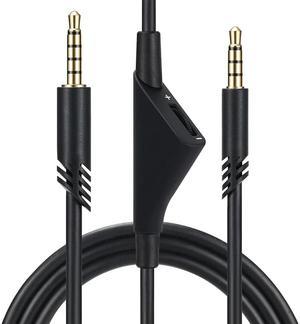 ZS0175 For Logitech Astro A10 / A40 / A30 3.5mm Male to Male Volume Adjustable Earphone Audio Cable, Cable Length: 2m
