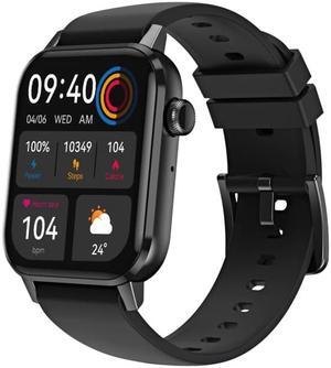 HD6 1.69 inch Multifunctional Heart Rate Monitoring Smart Watch (Black)