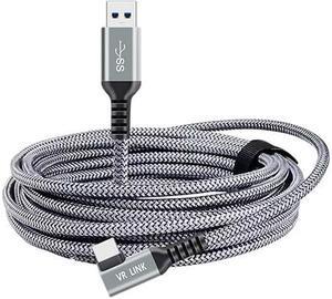 USB3.2 Gen1 VR Link Streamline For Oculus Quest 2, Model: A-C Aluminum Shell 7M Braided Wire