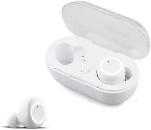 Y50 Sports Outdoor TWS Bluetooth 5.0 Touch Wireless Headphones (White)