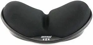 Jincomso V1C Slow Rebound Wristband Mouse Pad Ergonomic Memory Foam Mechanical Keyboard Hand Rest(Black)