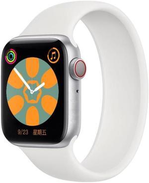 T500+ 1.75 inch IPS Screen IP67 Waterproof Smart Watch, Support Sleep Monitor / Heart Rate Monitor / Bluetooth Call, Style:Solo Loop Strap (White)