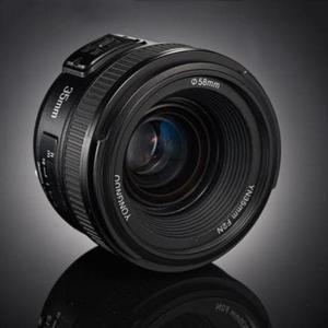 YONGNUO YN35MM F2N 1:2 AF/MF Wide-Angle Fixed/Prime Auto Focus Lens for Nikon DSLR Cameras