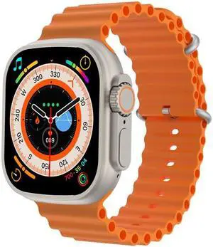 S 800 Ultra Max 1.96 inch TFT Screen Smart Watch, Support Heart Rate / Blood Pressure Monitoring (Orange)