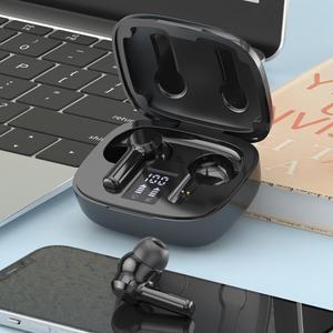 W30 TWS Digital Display Touch Sports Noise Reduction Bluetooth Earphone W30 (Black) (Black)