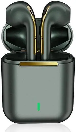 KUULAA KL-O153 Bluetooth Earphones 5.0 Wireless In Ear TWS Touch Earphones (Dark Green)