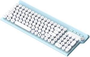 LANGTU L3 102 Keys Anti-Spill Silent Office Wired Mechanical Keyboard, Cable Length: 1.5m L3 White Green (White Green)