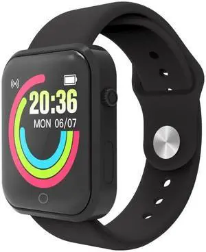 D20L 1.3 inch IP67 Waterproof Color Screen Smart Watch (Black)