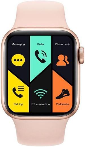 DW35 1.75 inch Full Screen IP67 Waterproof Smart Watch, Support Sleep Monitor / Heart Rate Monitor / Bluetooth Call (Pink)