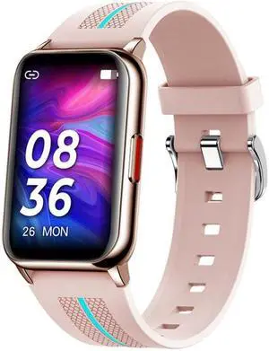 LOANIY H76 Heart Rate Detection Waterproof Smart Watch (Pink)