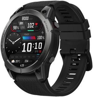 Zeblaze Stratos 3 143 inch AMOLED Screen IP68 Waterproof Smart Watch Support Bluetooth Call  GPS Black