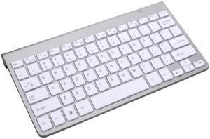 USB External Notebook Desktop Computer Universal Mini Wireless Keyboard Mouse, Style:Keyboard Keyboard (Silver )