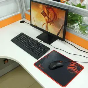 Extended Large Slim Anti-Slip TYLOO Pattern Soft Rubber Smooth Cloth Surface Game Keyboard Mouse Pad Mat, Size: 320 x 240 x 3 mm (Style 2)