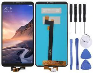 LCD Screen and Digitizer Full Assembly for Mi Max 3(Black)